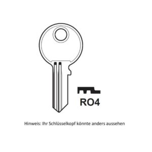 RONIS Ersatzschlüssel für Briefkasten, Möbelschloss, Dachbox – Skiträger & KFZ Schlüsselserie F1 – F200